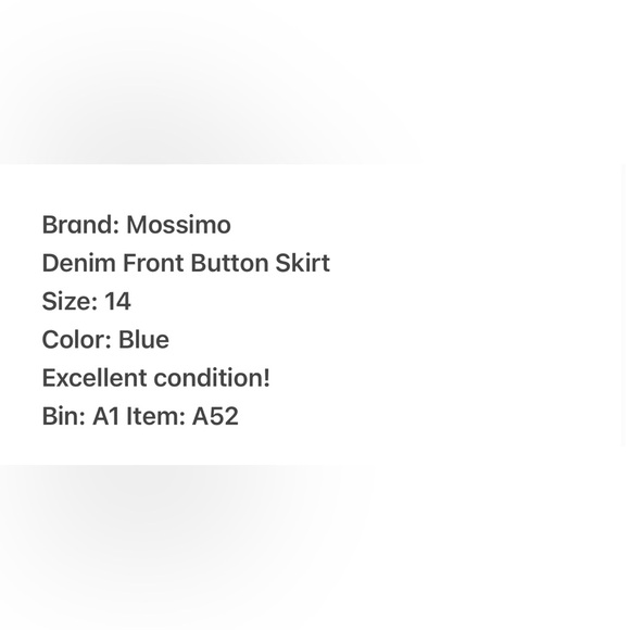 Mossimo Front Button Denim Mini Skirt Size 14 Y2K BTS - Picture 6 of 6